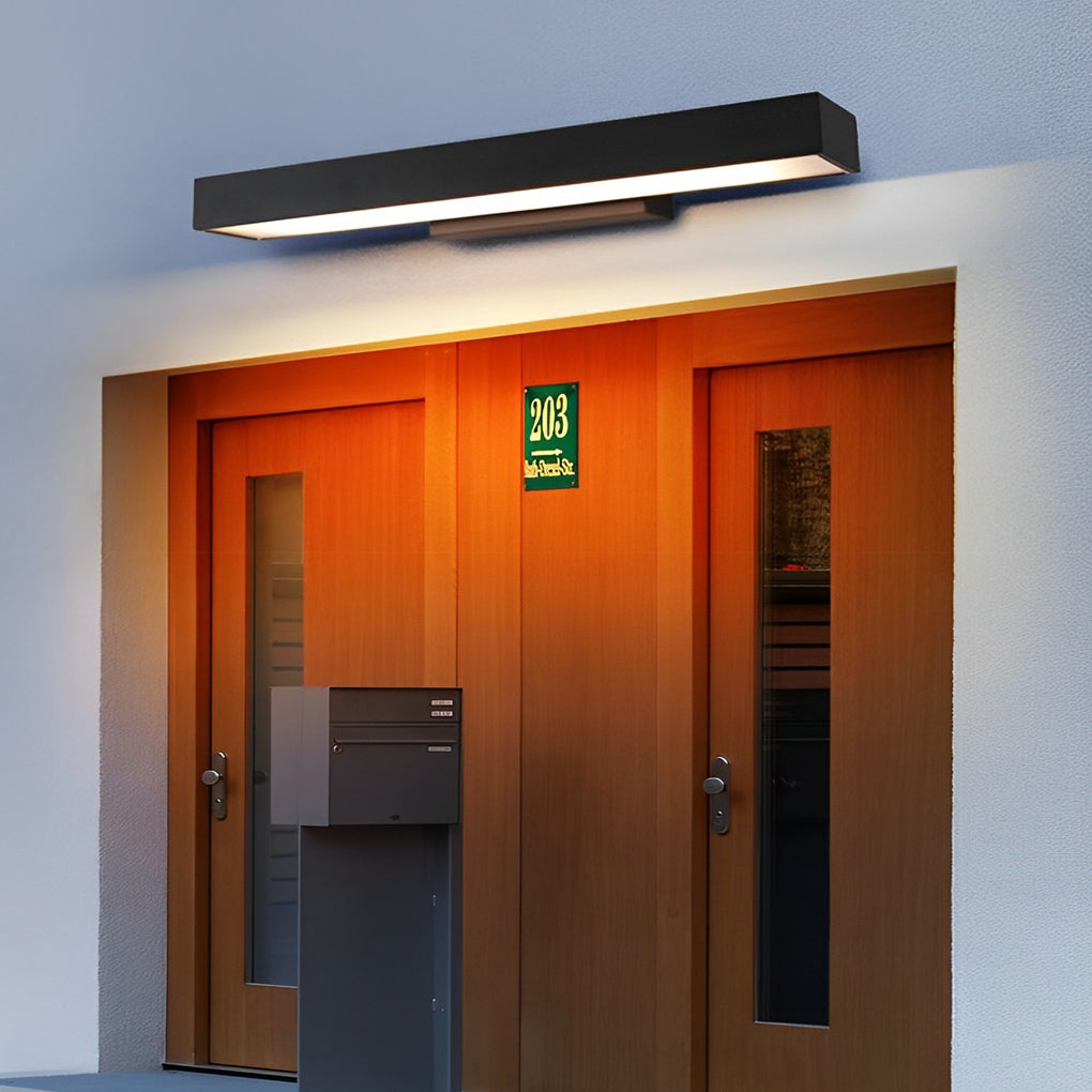 Moderní LED nástěnná lampa s pohybovým senzorem a černým pouzdrem 6