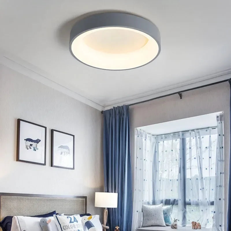 Moderní LED stropní lampa ve skandinávském stylu 4