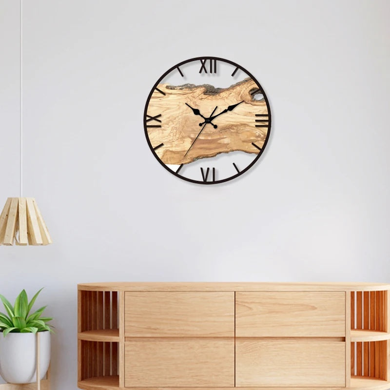 Moderní akrylové nástěnné hodiny 30 cm – Průhledné nástěnné hodiny do obývacího pokoje a stylového interiéru 5