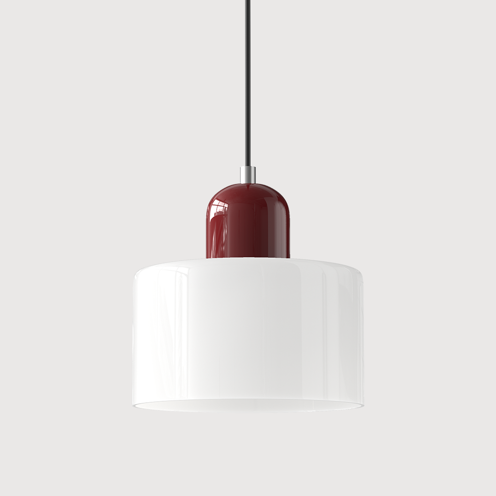 Moderní lampa s barevným sklem a geometrickým tvarem 40