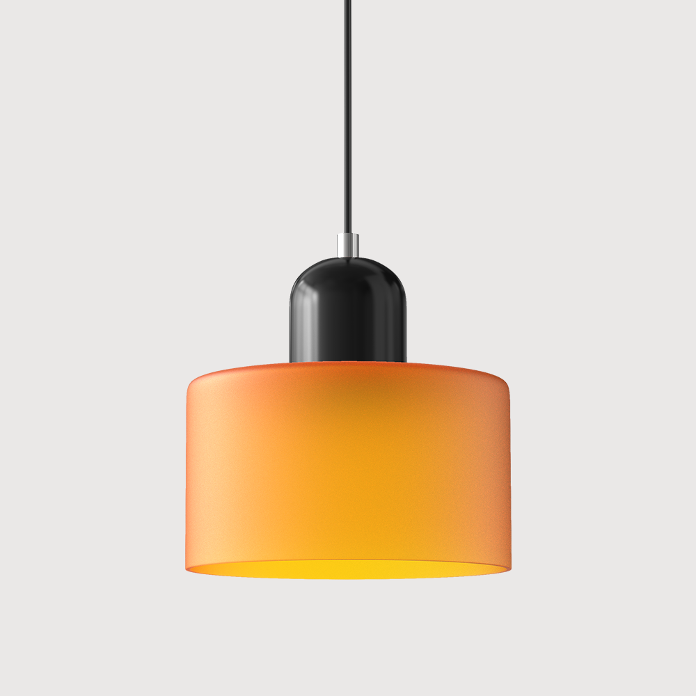 Moderní lampa s barevným sklem a geometrickým tvarem 41