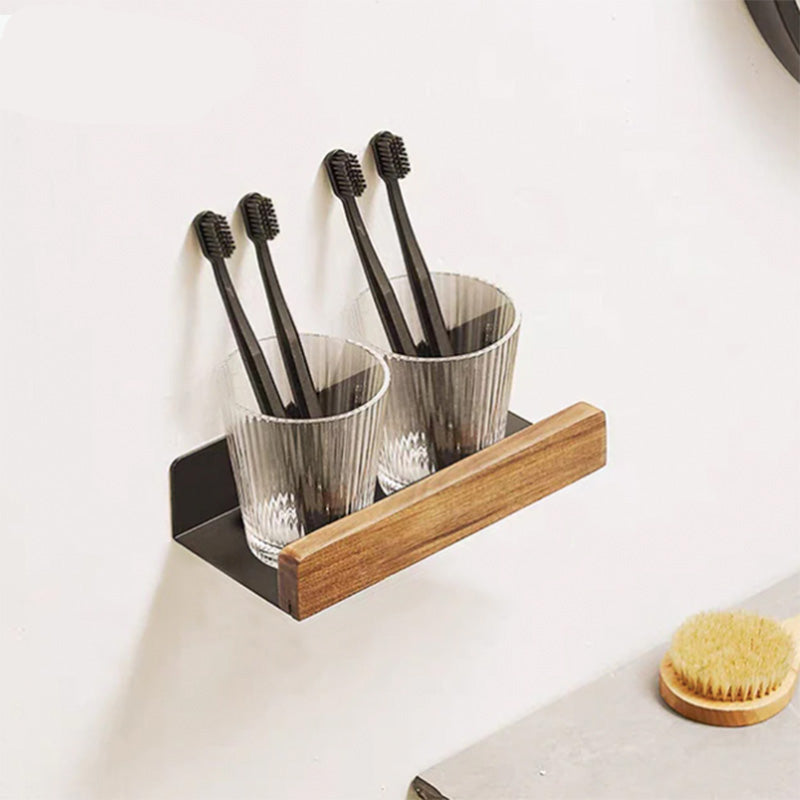 Moderní nástěnná koupelnová police s dostatkem úložného prostoru – vodotěsná, hliníková a dřevěná, dostupná v různých velikostech 6