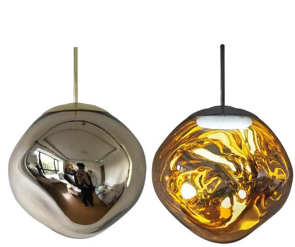 Moderní skleněná závěsná lampa pro stylové interiéry 12