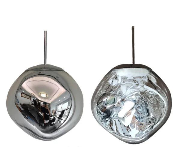 Moderní skleněná závěsná lampa pro stylové interiéry 7