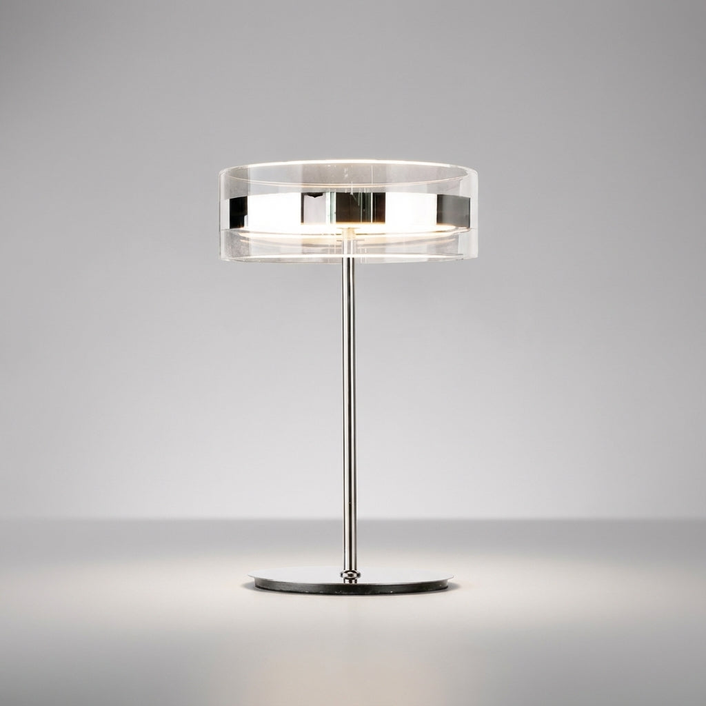 Moderní válcová stolní lampa s vyřezávaným stínidlem – elegantní stolní lampy do obývacího pokoje, měkké světlo, minimalistický design 0