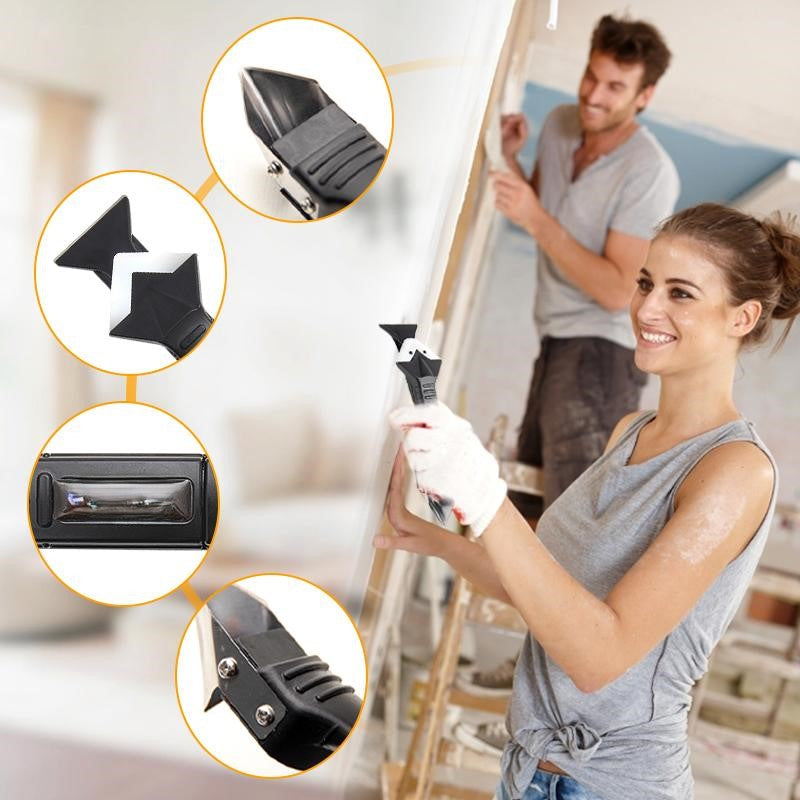 Multifunkční sada silikonového nářadí pro efektivní odstraňování a aplikaci tmelu. 0