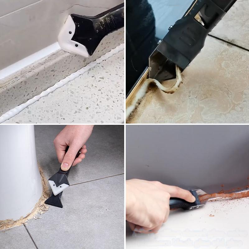 Multifunkční sada silikonového nářadí pro efektivní odstraňování a aplikaci tmelu. 1