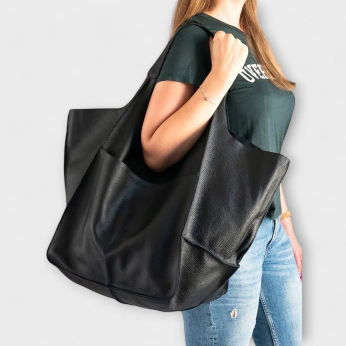 Nadměrná víkendová taška Eline z umělé kůže, stylový a praktický doplněk pro cestování, 3