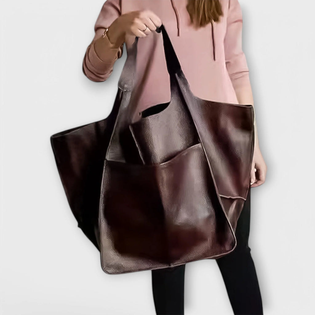 Nadměrná víkendová taška Eline z umělé kůže, stylový a praktický doplněk pro cestování, 8
