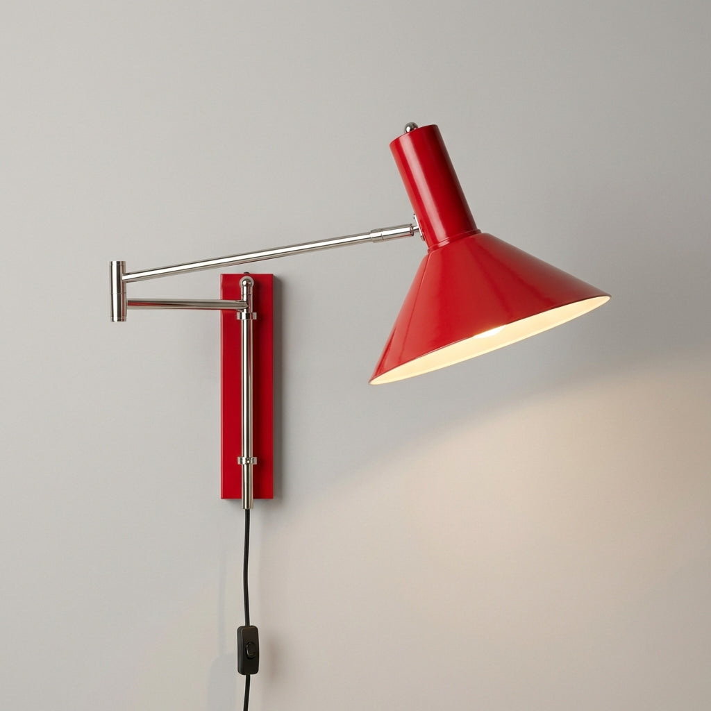 Nastavitelná nástěnná lampa se zásuvným designem – moderní kovové nástěnné osvětlení pro současné prostory 2