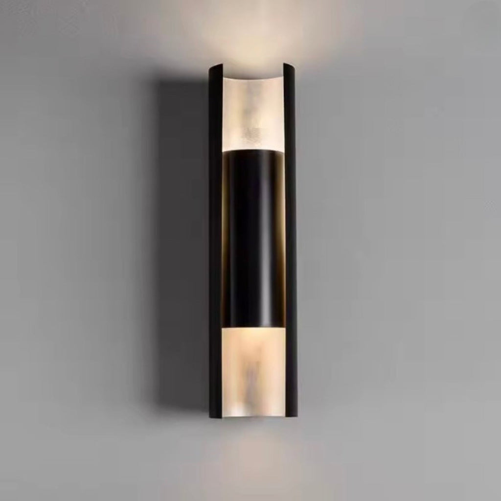 Nástěnná lampa s dvojitým osvětlením z nerezové oceli, moderní minimalistický design, roz 2