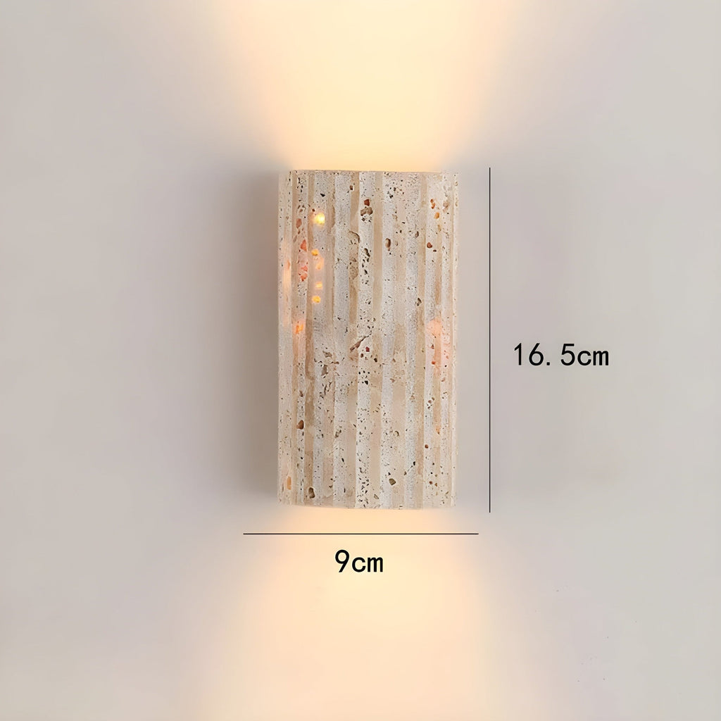 Nástěnná lampa z přírodního kamene v elegantním stylu 6