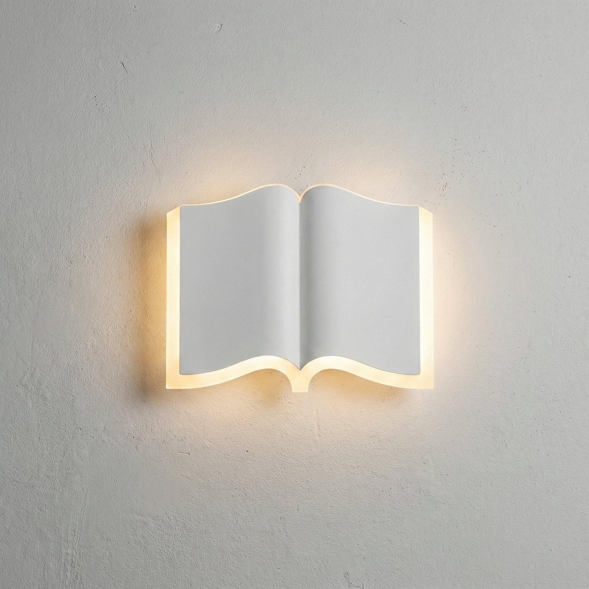 Nástěnné LED svítidlo ve tvaru knihy ze železa a akrylu – moderní design do ložnice 4