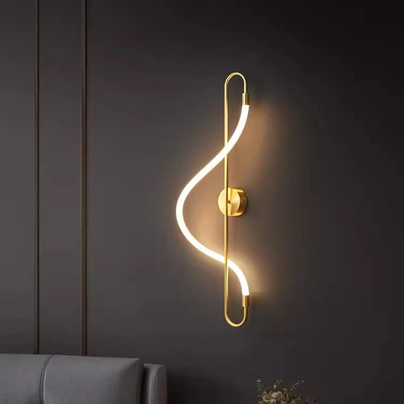 Nástěnné svítidlo LED s oválnou zadní deskou, minimalistický design, bílá barva,  5