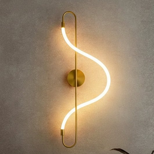Nástěnné svítidlo LED s oválnou zadní deskou, minimalistický design, bílá barva,  8