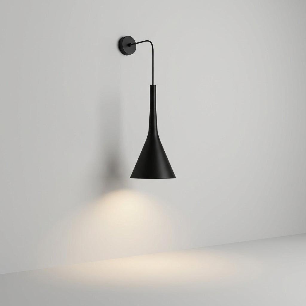 Nástěnné Svítidlo s Nastavitelným Kabelem – Skandinávský Minimalistický Design z Pryskyřice a Hliníku 4