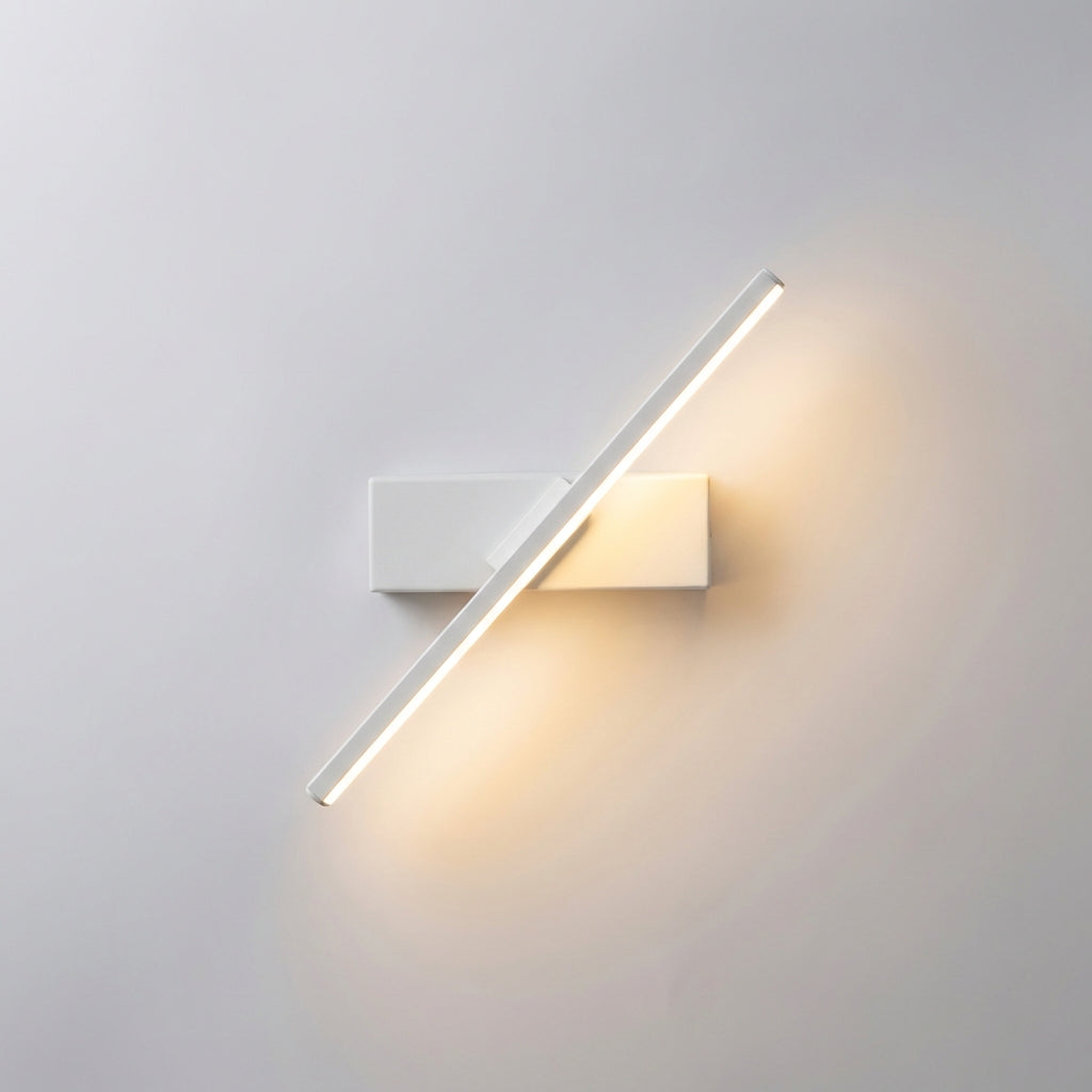 Nástěnné Svítidlo s Nastavitelným Světelným Efektem – Moderní Matné Černé LED Osvětlení 30-50cm 5