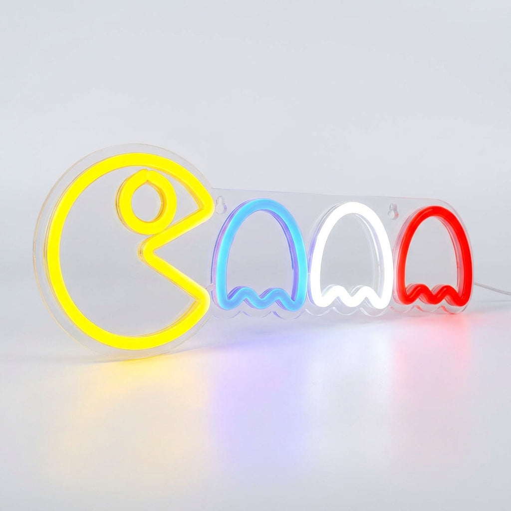 Neonová LED Lampa s Duchem – Měkké Osvětlení z ABS Plastu – Útulná Dekorace 42cm x 15cm 0