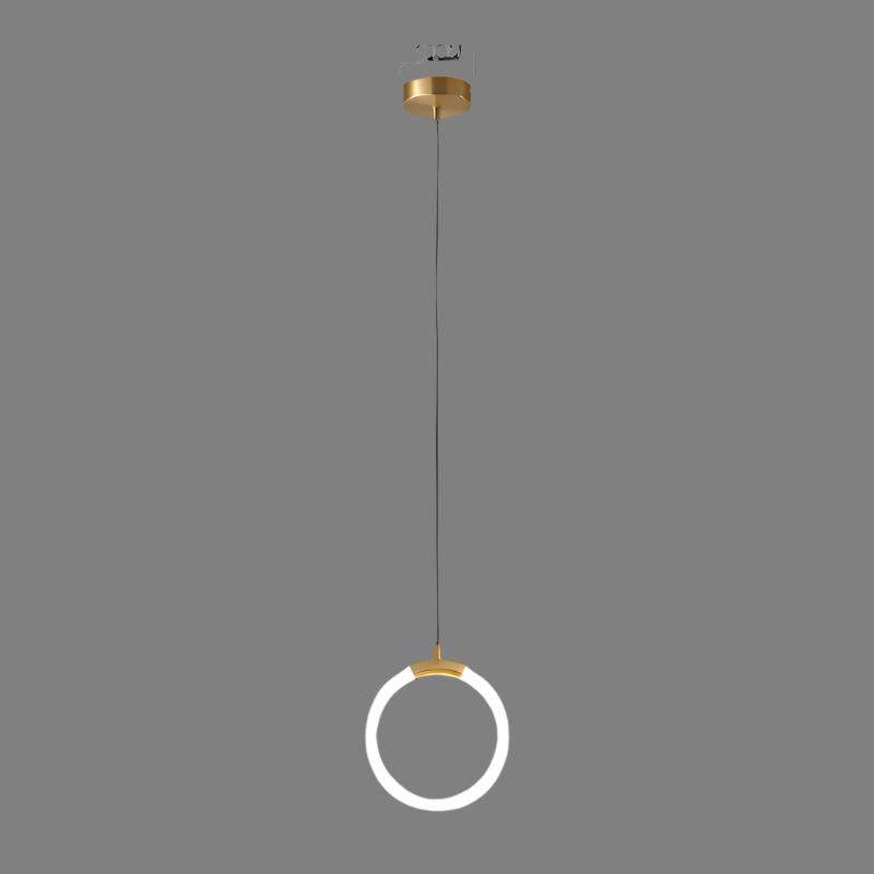 Nordická závěsná lampa s minimalistickým designem a elegantním tvarem 0