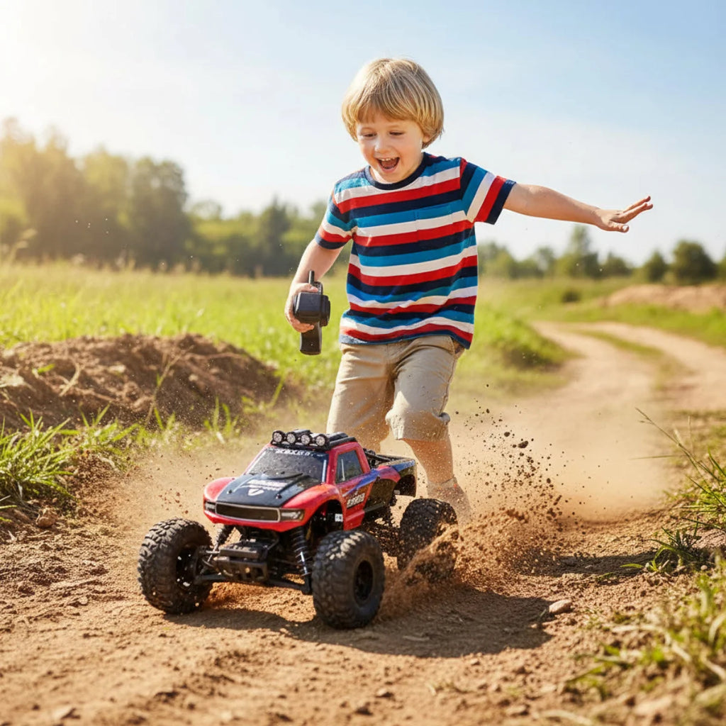 Obojživelné RC auto na dálkové ovládání 4x4 s vodotěsností IP66 a nezávisl 1