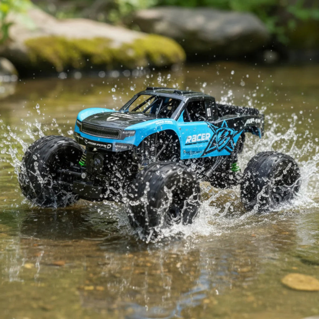 Obojživelné RC auto na dálkové ovládání 4x4 s vodotěsností IP66 a nezávisl 3