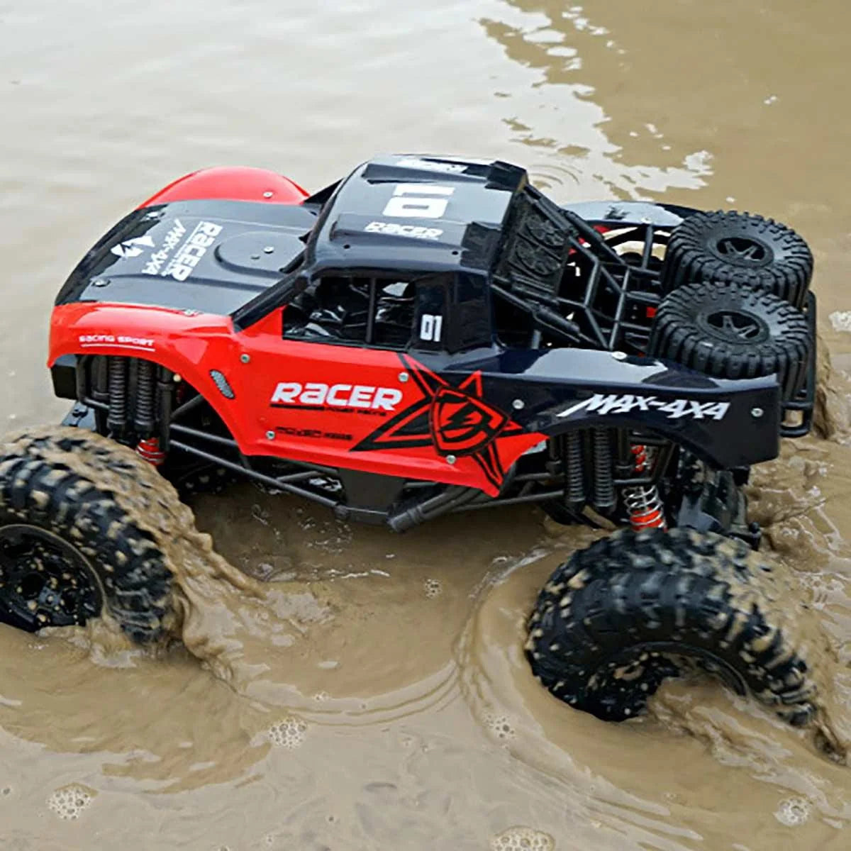 Obojživelné RC auto na dálkové ovládání 4x4 s vodotěsností IP66 a nezávisl 8