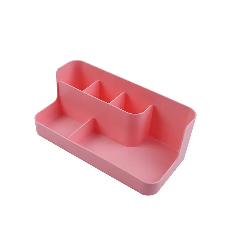 Organizér na kosmetiku a šperky - průhledný úložný box na stůl a do koupelny 7