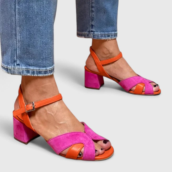 Ortopedické podpatky s měkkou podrážkou a nastavitelným popruhem, elegantní letní boty na 1