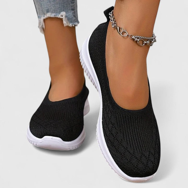 Ortopedické nazouvací dámské boty s tlumícím designem – pohodlný minimalistický styl 2