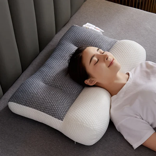 Ortopedický spací polštář s ergonomickou opěrkou krku - flexibilní boční polštář 48x74 cm 0