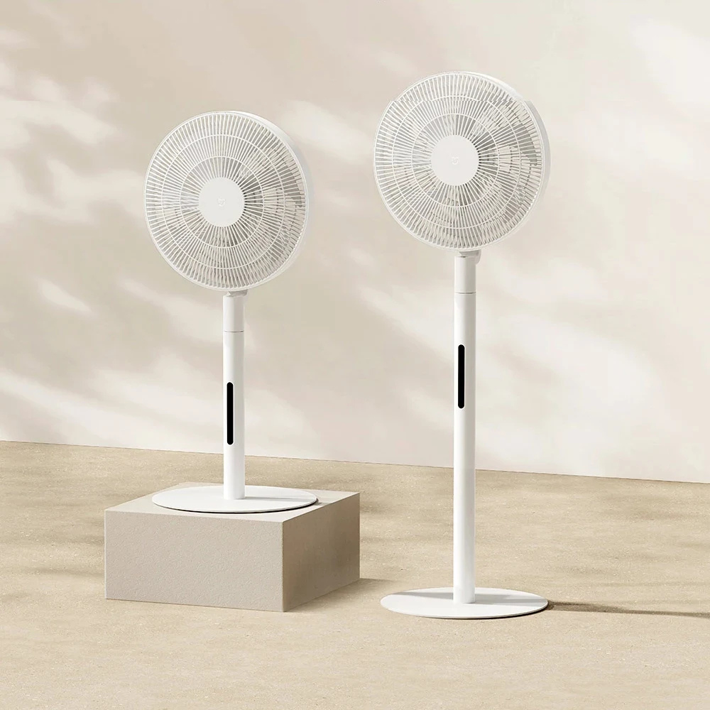 Oscilační stojanový ventilátor s tichým DC invertorem – nastavitelné nastavení pro domácí použití 0