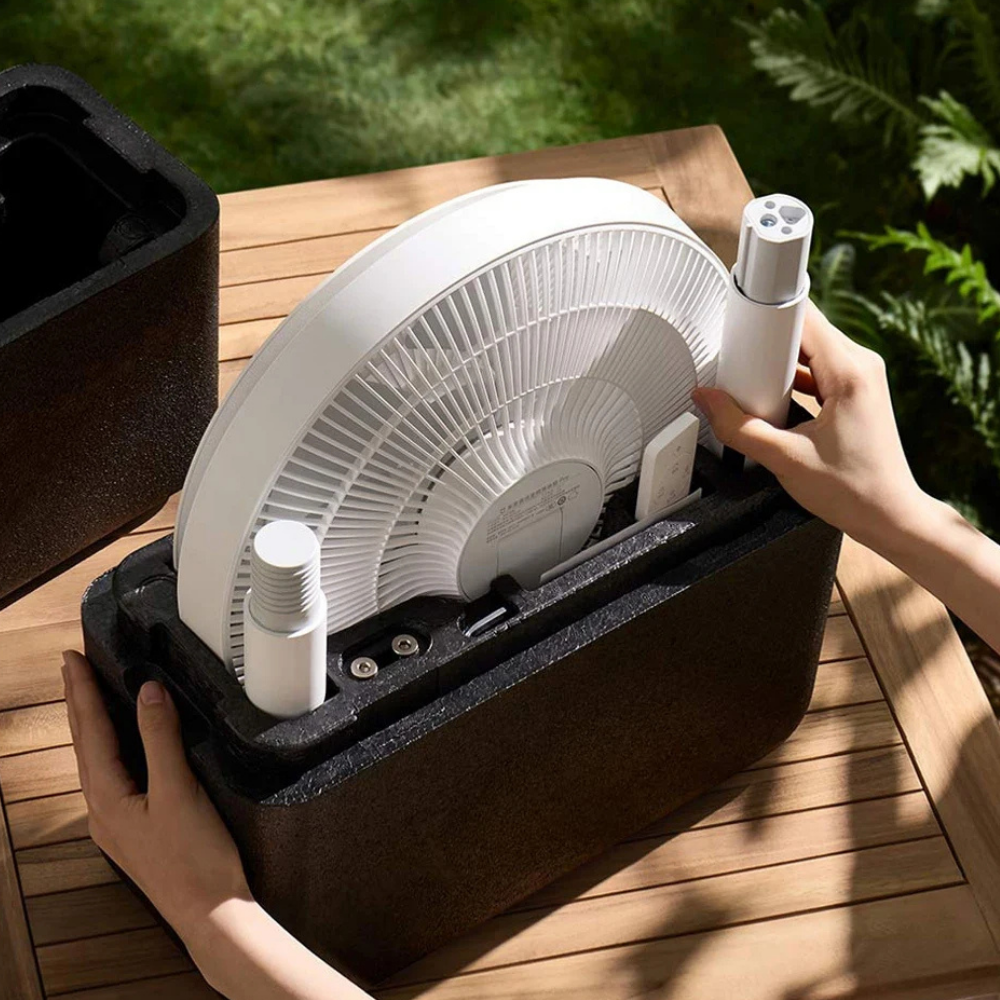 Oscilační stojanový ventilátor s tichým DC invertorem – nastavitelné nastavení pro domácí použití 1