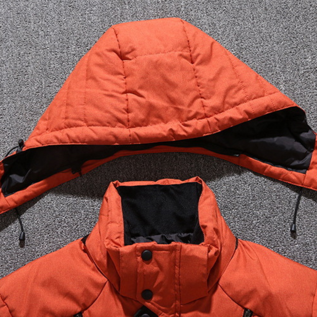 Pánská parka s izolací pro zimu, stylový design ideální pro městské a outdoorové aktivity, dostupná v 3