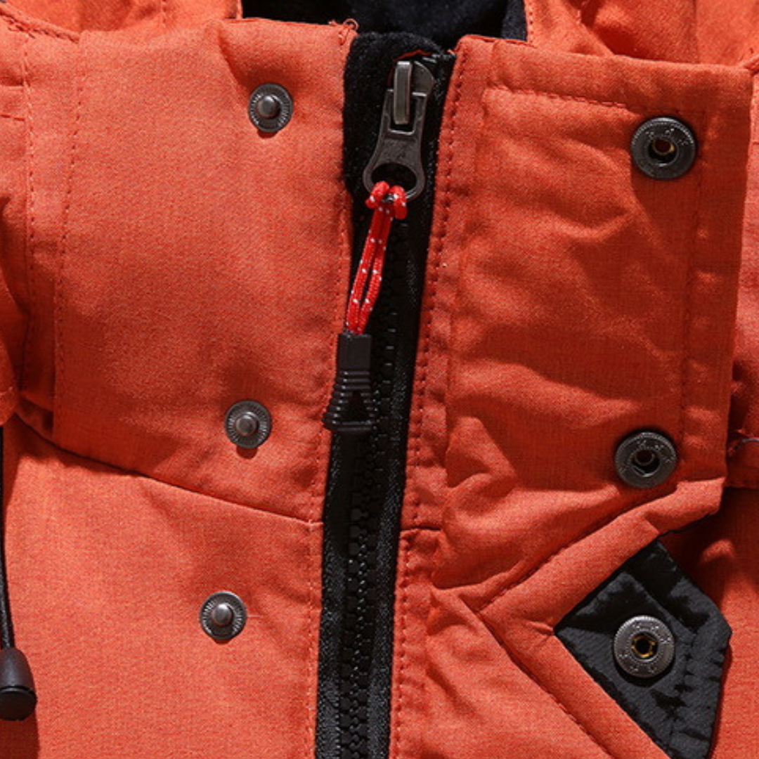 Pánská parka s izolací pro zimu, stylový design ideální pro městské a outdoorové aktivity, dostupná v 7
