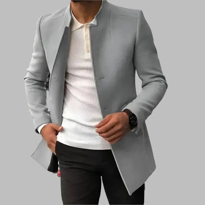 Pánská vlněná bunda s nadčasovým designem a všestranným pohodlím – klasický styl pro všechny příležitosti 2