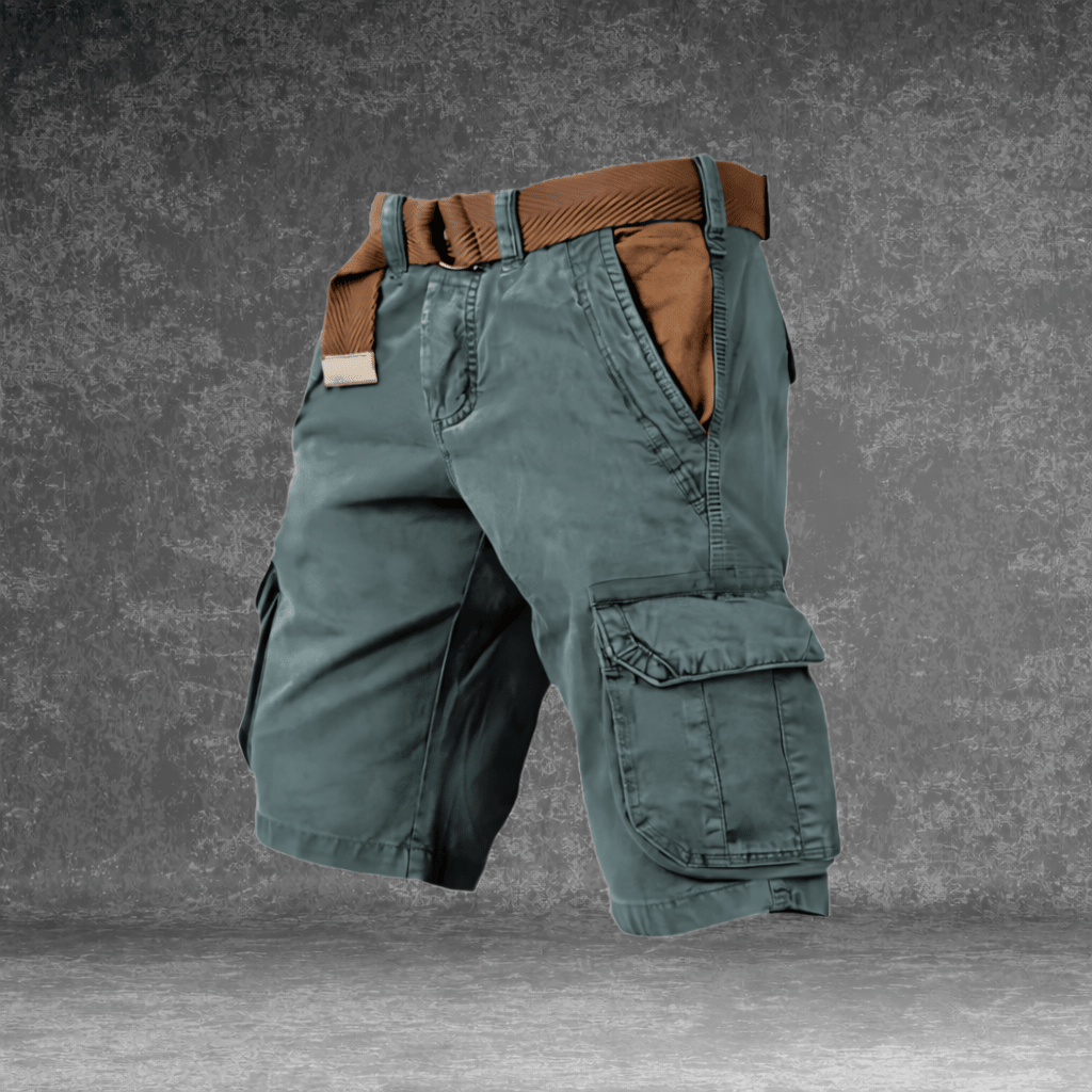Pánské cargo šortky s více kapsami, lehký a prodyšný design ideální pro outdoorové aktivity a každod 5