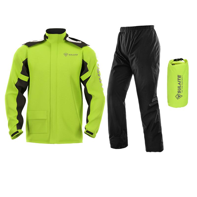 Pánský nepromokavý oblek do deště s větruodolným designem – lehký a odolný polyester pro outdoorové aktivity 0