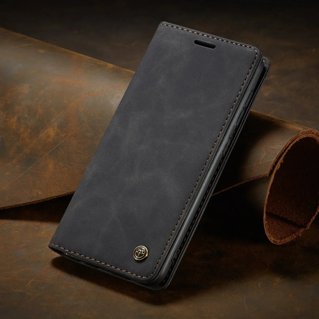 Peněženka 2 v 1 pro Samsung Galaxy s přihrádkami na karty – umělá kůže, různé barvy 0