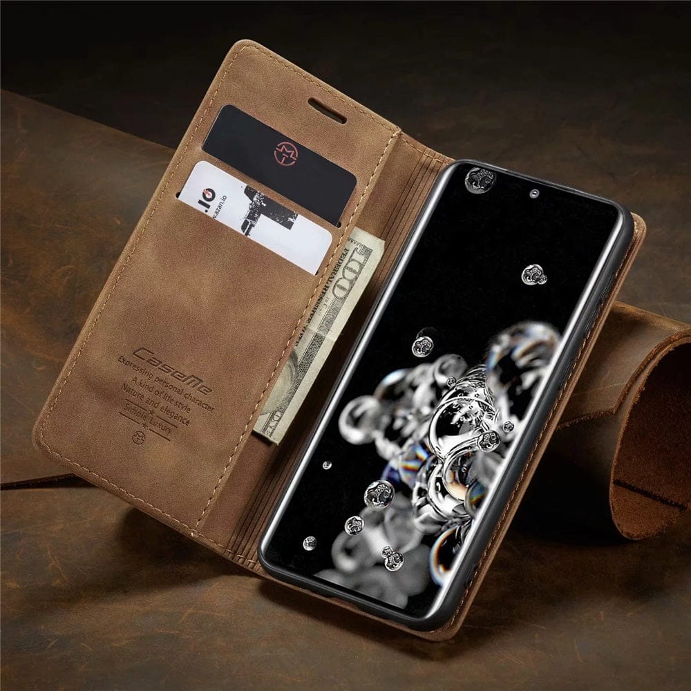 Peněženka 2 v 1 pro Samsung Galaxy s přihrádkami na karty – umělá kůže, různé barvy 3