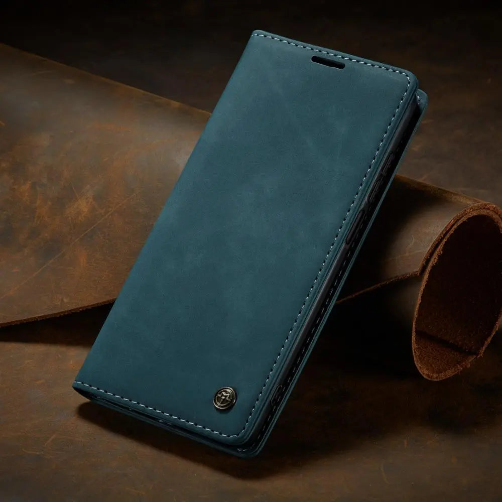 Peněženka 2 v 1 pro Samsung Galaxy s přihrádkami na karty – umělá kůže, různé barvy 4