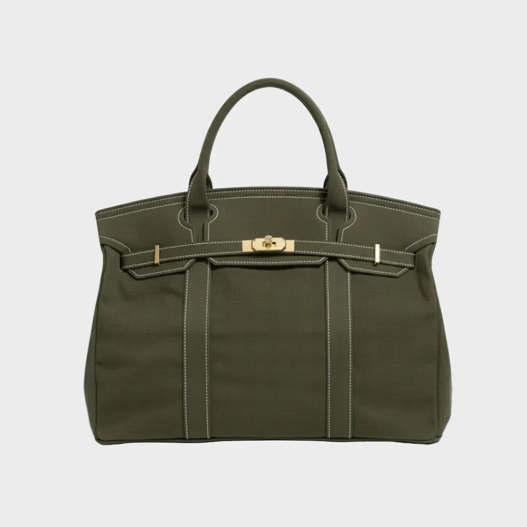 Plátěná taška s voděodolným designem z lněného plátna v vintage stylu, ideální pro každod 7