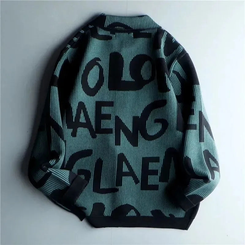 Pletený kardigan ve vintage stylu se zapínáním na knoflíky – měkká a pohodlná látka – volný střih – klasický design pro ženy 1