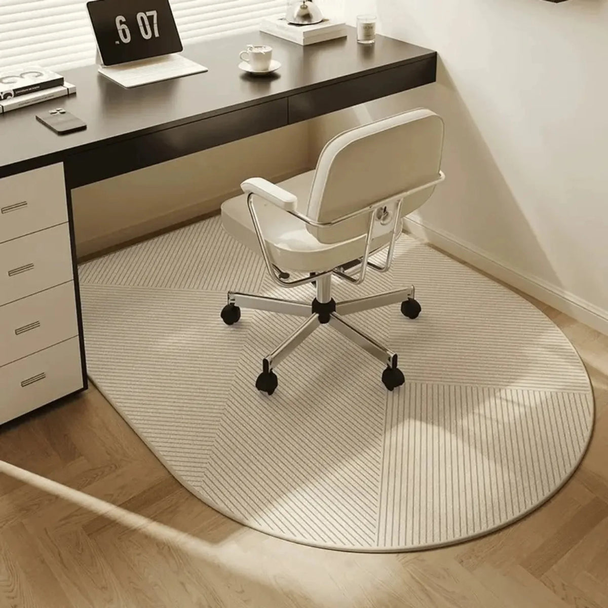 Podložka pod židli s protiskluzovou funkcí a geometrickým vzorem, rozměry 80x160cm 0