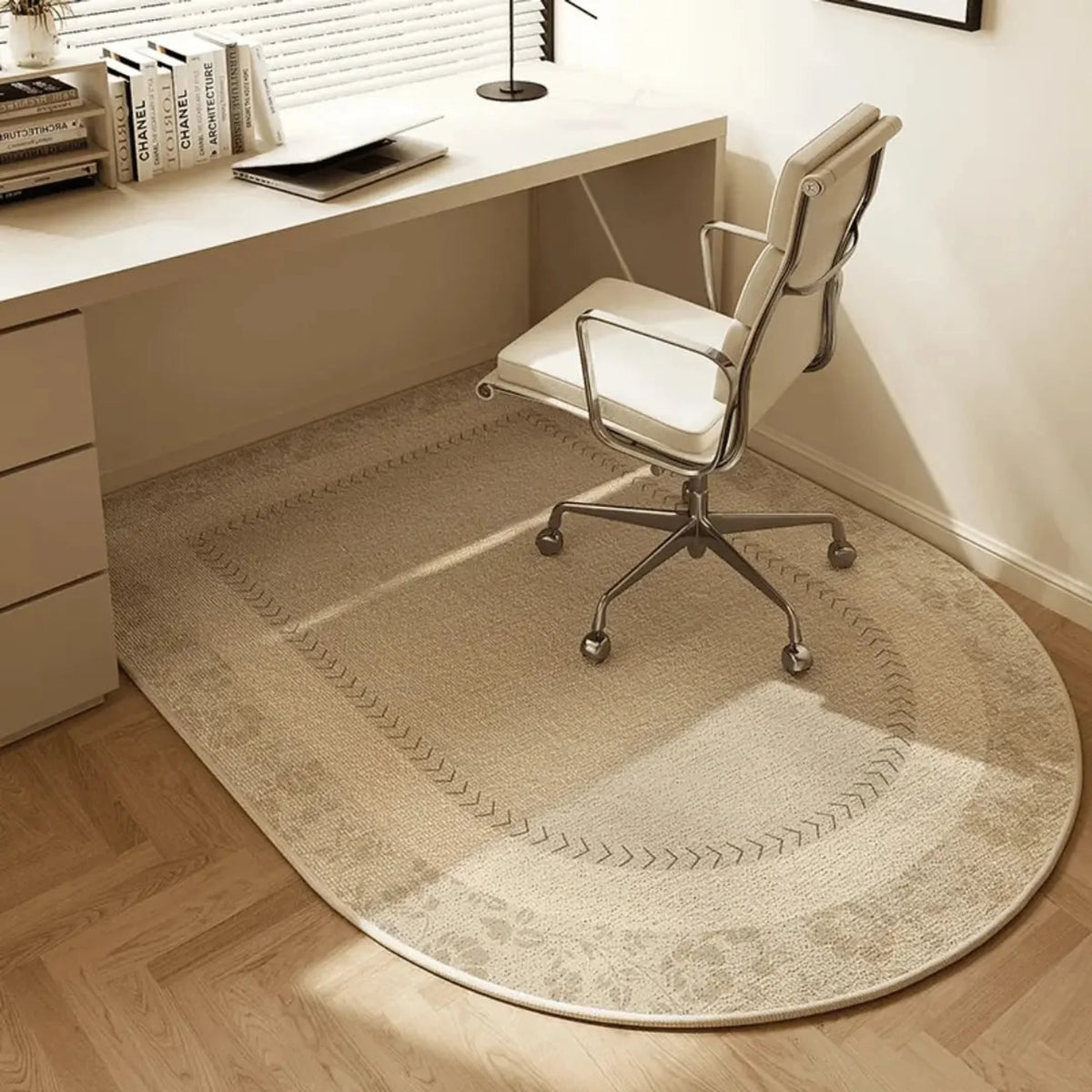 Podložka pod židli s protiskluzovou funkcí a geometrickým vzorem, rozměry 80x160cm 2