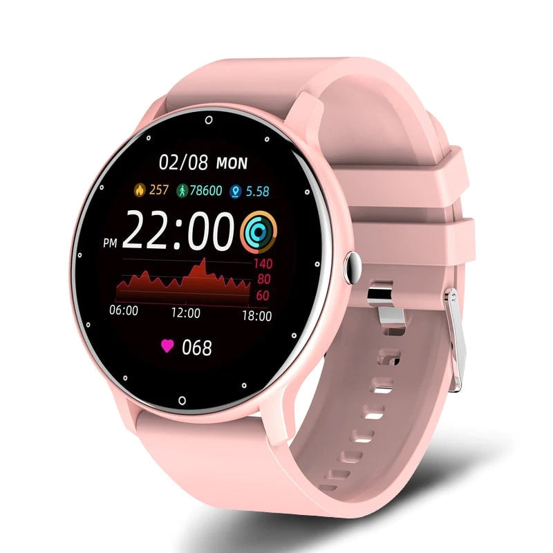 Pokročilé fitness chytré hodinky s monitorováním tepové frekvence a voděodolností IP67 – sledování spánku a sportu, 1,3palcový barevný HD displej 1