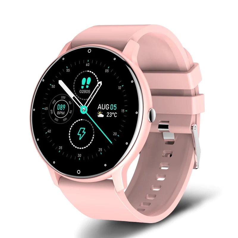 Pokročilé fitness chytré hodinky s monitorováním tepové frekvence a voděodolností IP67 – sledování spánku a sportu, 1,3palcový barevný HD displej 3