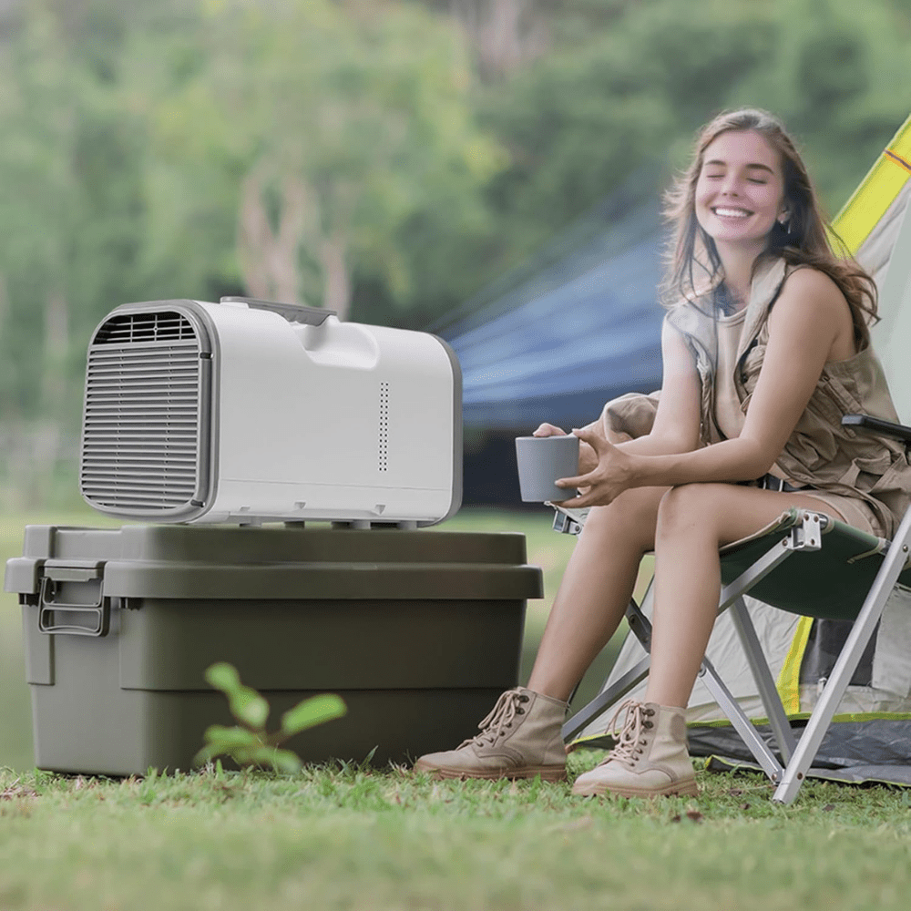 Přenosná klimatizace 4250 BTU s multifunkčním designem pro kempování a cestování – kompaktní chladicí jednotka pro malé prostory 1