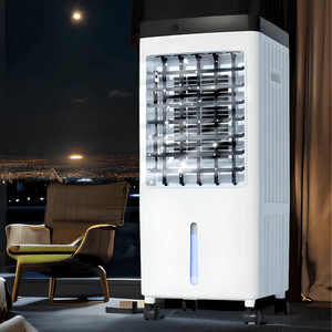 Přenosná klimatizace s dálkovým ovládáním – odpařovací chlazení pro velké místnosti – energeticky úsporný design 0