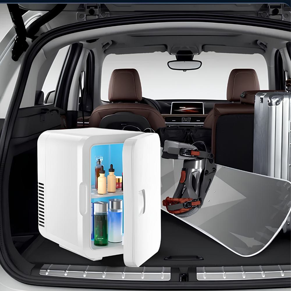 Přenosná mini lednička s duálním napájením – 6l kompaktní lednička pro péči o pleť a kosmetiku 4