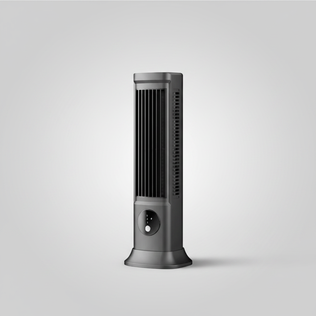 Přenosný věžový ventilátor s dobíjecí funkcí a energeticky úsporným designem, ideální pro domác 0